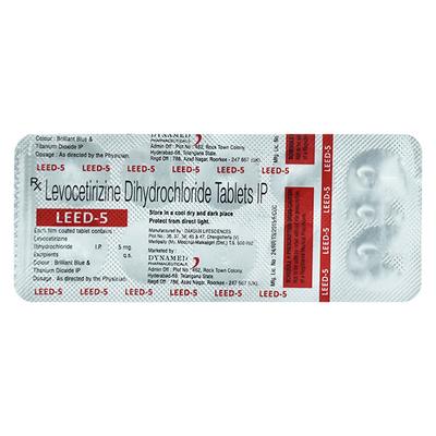 LEED 5 Tablet 10's - Allergies-Ant