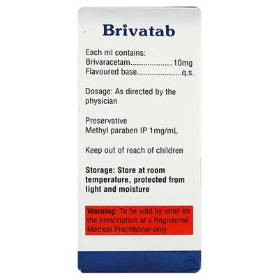 BRIVATAB Oral Solution 100ml - Epilepsy/Convulsion-Ant