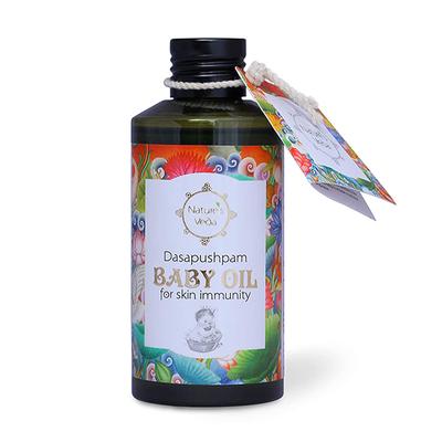 Nature's Veda Dasapushpam Baby Oil 150 ml - Creams, Lotions & Oils