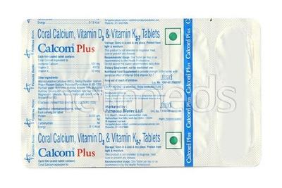 Calcom Plus Tablet 10'S - Osteoporosis-Age