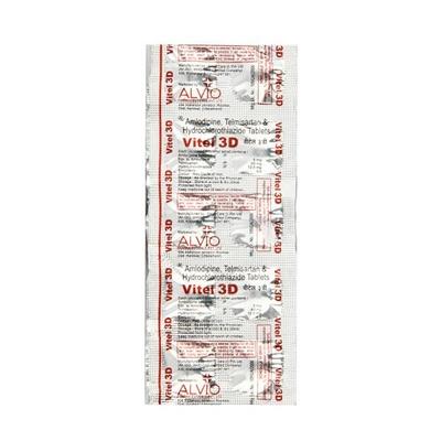 Vitel 3D 40mg Tablet 10'S - Hypertension-Ang