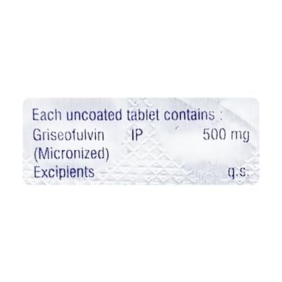 ULVIN 500mg Tablet 10's - Fungal Infections-Anf