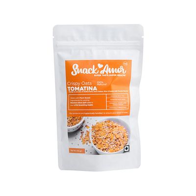 Snack Amor Crispy Oats Tomatina 100 gm - Nutritional Bars
