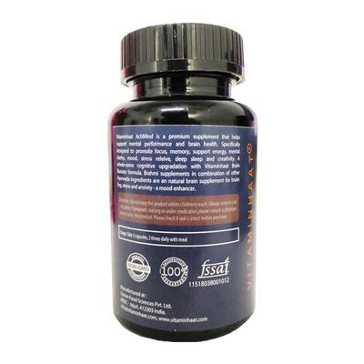 Vitaminhaat Actimind 600 mg Capsule 90's - Herbal Dietary Supplement