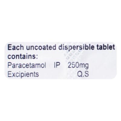 ADMOL DT 250 Tablet 10's - Fever-Ana