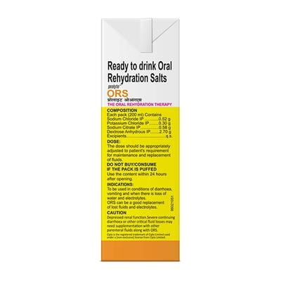 Prolyte ORS Liquid - Lemon Flavour 200 ml - Oral Rehydration (Ors)