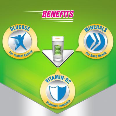 Glucon-D Instant Energy Powder - Regular (Refill) 450 gm - Energy Drinks