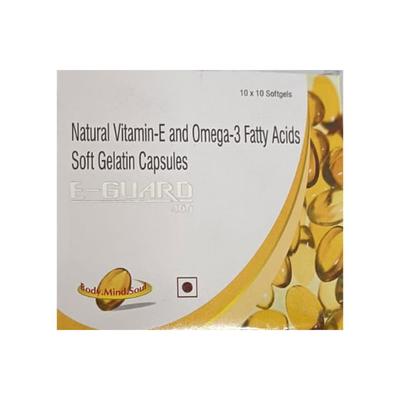 E GUARD 400iu Capsule 10's - Supplements-Vit