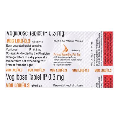 Voglibose 0.3mg Tablet 10 - Diabetes-Ant