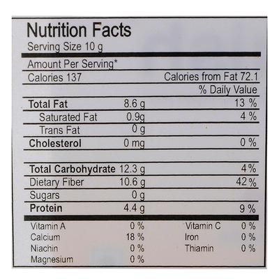Nutriwish White Chia Seeds 500 gm - Nutritional Bars