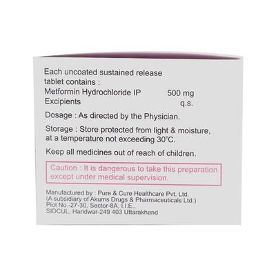 Metabest 500mg Tablet 10'S - Diabetes-Ant