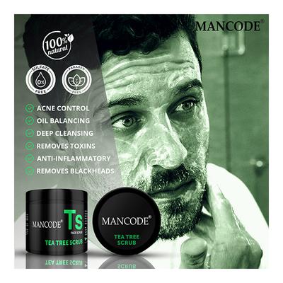 Mancode Face Scrub - Tea Tree 100 gm - Face Scrubs
