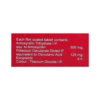 Megamentin 625mg Tablet 6'S - Bacterial Infections-Pen
