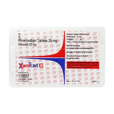 XAROCAD 20 Tablet 14's - Blood Clot-Ant