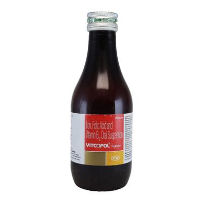 Vitcofol Syrup 200ml - Iron Supplement/Anaemia-Vma
