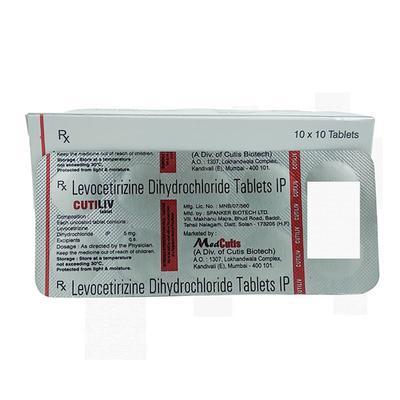 CUTILIV 5mg Tablet 15's - Allergies-Ant