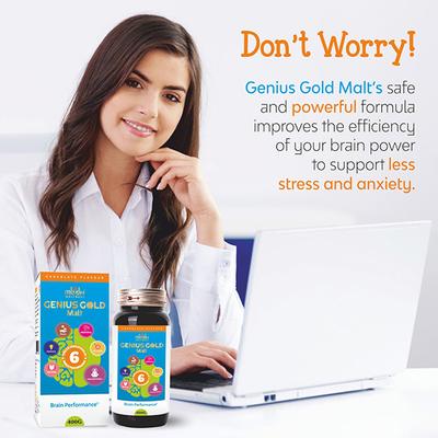MBDH Wellness Genius Gold Malt 400 gm - Speciality Medicines