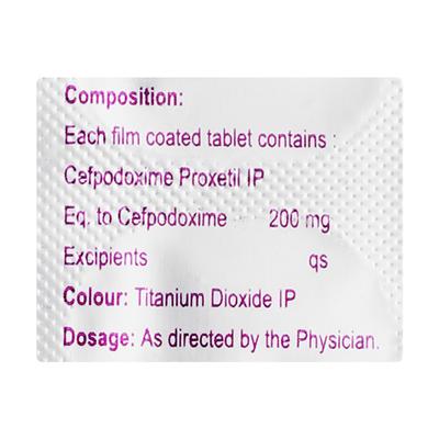 OBEFEX CD 200 Tablet 10's - Bacterial Infections-Cep