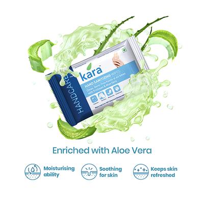 Kara Hand Sanitizing Wipe 10's - Hand Sanitizer