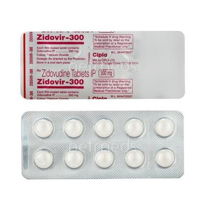 Zidovir 300mg Tablet 10'S - Viral infections-Ant