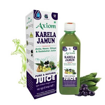 Axiom Jeevan Ras Karela Jamun Juice 1 ltr - Diabetes Care (Ayush)