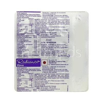 Radiance Capsule 15'S - Supplements-Ent