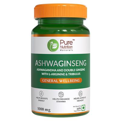 Pure Nutrition Ashwaginseng Tablet 60's - Sexual Care