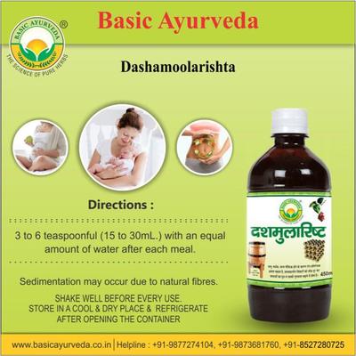 Basic Ayurveda Dashamoolarishta Liquid 450 ml - Speciality Medicines