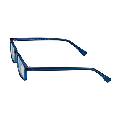 Vision Express 28975 Blue Rectangle Eyeglasses (Including UV Blue Lens) 1's - Wearables Eye Glasses