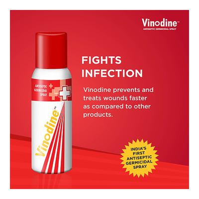 Vinodine Povidone-Iodine Anti-Septic Germicidal Spray 75gm - Pain Relief Spray