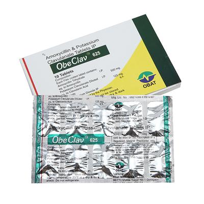 OBECLAV 625 Tablet 10's - Bacterial Infections-Pen