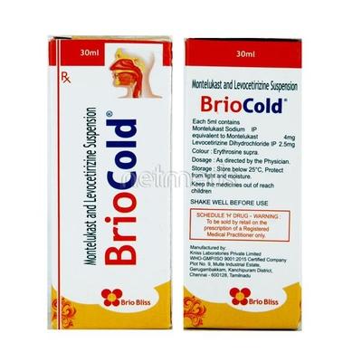 Briocold 4/2.5mg Suspension 30ml - Allergies-Ant