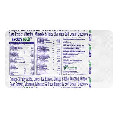 BECUTE GOLD SoftGel Capsule 10's - Supplements-Vam