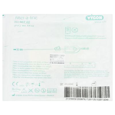 Vygon Filter-a-line (PVC) Vol 3.6 ml (24 cm) (807.02) 1's - Surgical Instruments