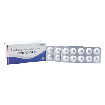 CEFIVIS DT 200mg Tablet 10's - Bacterial Infections-ABC