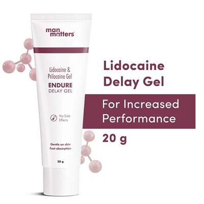 Man Matters ENDURE Lidocaine Gel Long Lasting Performance, Increased Energy & Stamina 20 pack - Multi-Vitamins