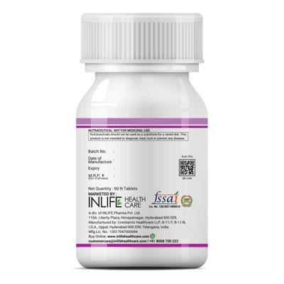 Inlife Vitamin B12 Alpha Lipoic Acid (Ala) for Cognitive Memory Health 60's - Multi-Vitamins