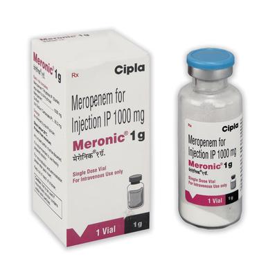 Meronic 1gm Injection 1's - Bacterial Infections-OBL
