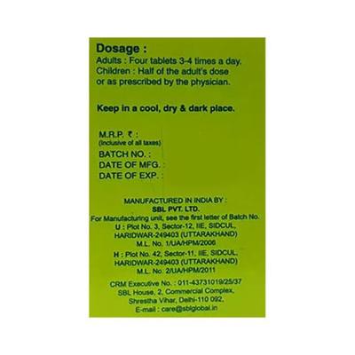 SBL Calcarea Fluorica 6X Tablet 450 gm - Bio-Chemic