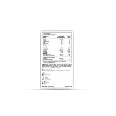 SheNeed Collagen Skin Shots Sachet - Orange (Pack of 30 x 10 gm) - Hair & Skin