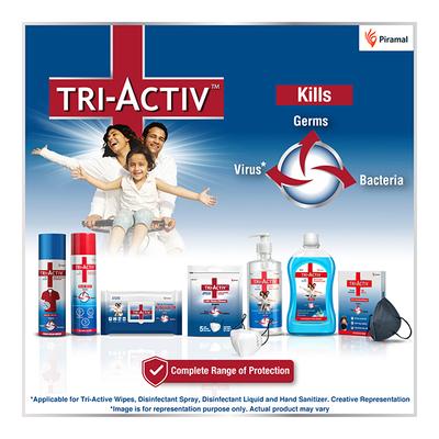Tri-Activ 5 Layer Protective Face Mask with Ear Loop (Pack of 5) - Face Mask