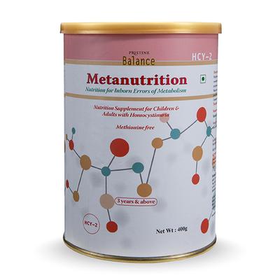 Pristine Balance Metanutrition HCY-2 (3 Years & above) Powder - 400 gm (Tin) - Baby And Infant Supplements
