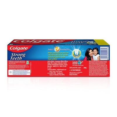 Colgate Strong Teeth Anti-Cavity Toothpaste - Saver Pack 300 gm - Toothpaste