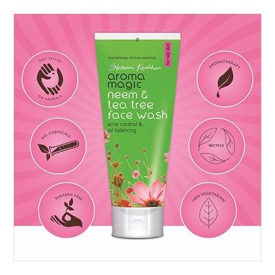 Aroma Magic Face Wash - Neem & Tea Tree 100 ml - Face Wash & Cleansers