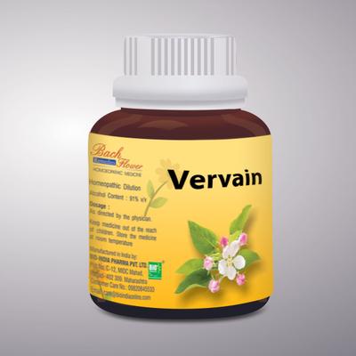 Bio-India's Bach Flower - Vervain 100 ml - Bach Flower