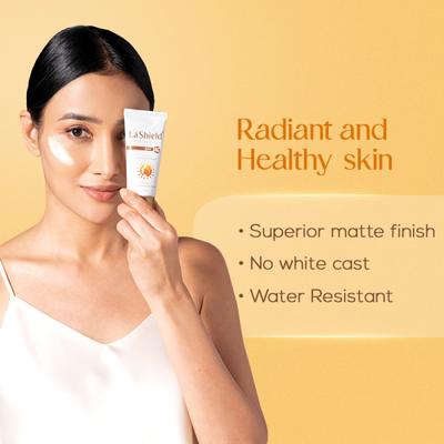 LA Shield SPF 40 Sunscreen Gel 50 gm (N) - Face Sunscreen