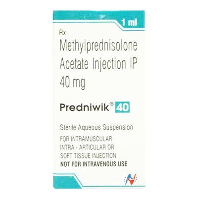 PREDNIWIK 40 Injection 1ml - Hormonal Therapy-Cor