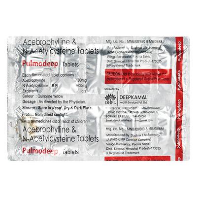 PULMODEEP Tablet 10's - Asthma/COPD-Ast