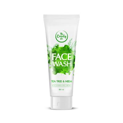 The Beauty Co. Face Wash Gel - Tea Tree & Neem 100 ml - Face Wash & Cleansers