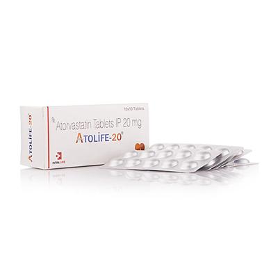 ATOLIFE 20mg Tablet 10's - High Cholesterol-Dys